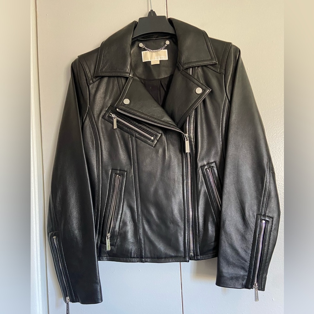 Ladies Michael Kors leather jacket